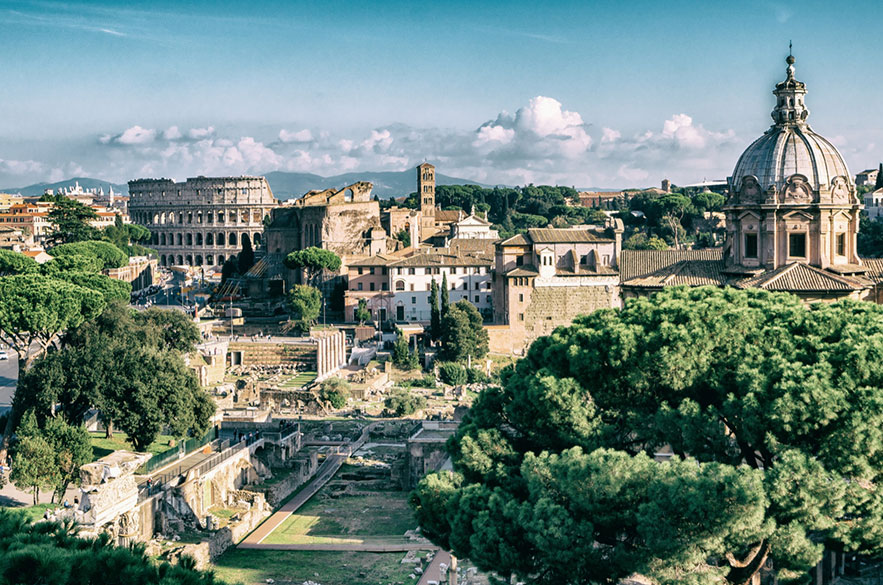 Coliseu e Fórum Romano - Itália - Peregrina Turismo