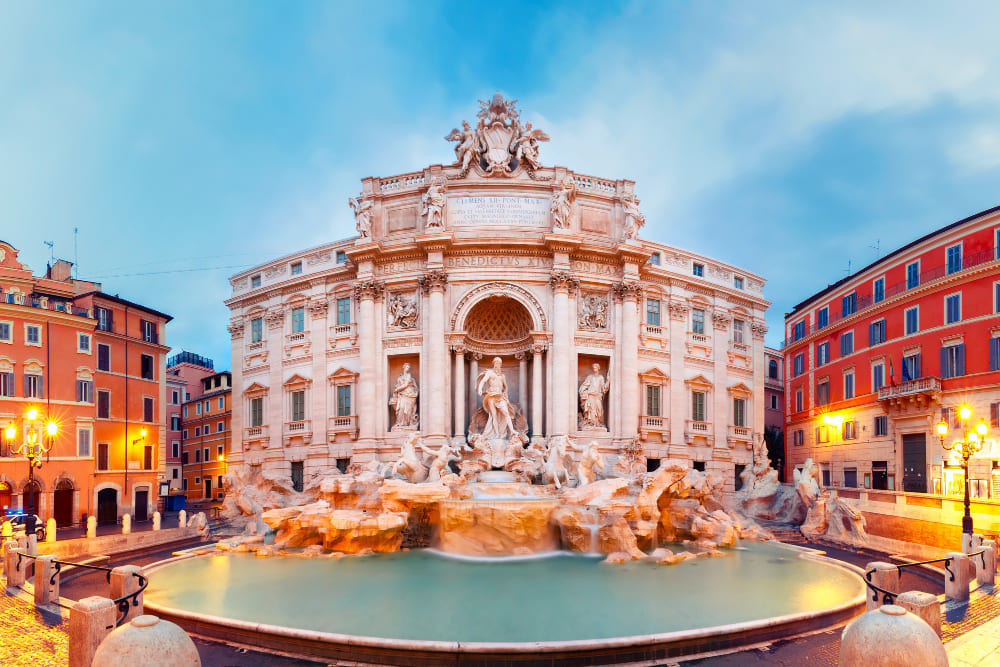 Fontana di Trevi - Itália - Peregrina Brasil Turismo 